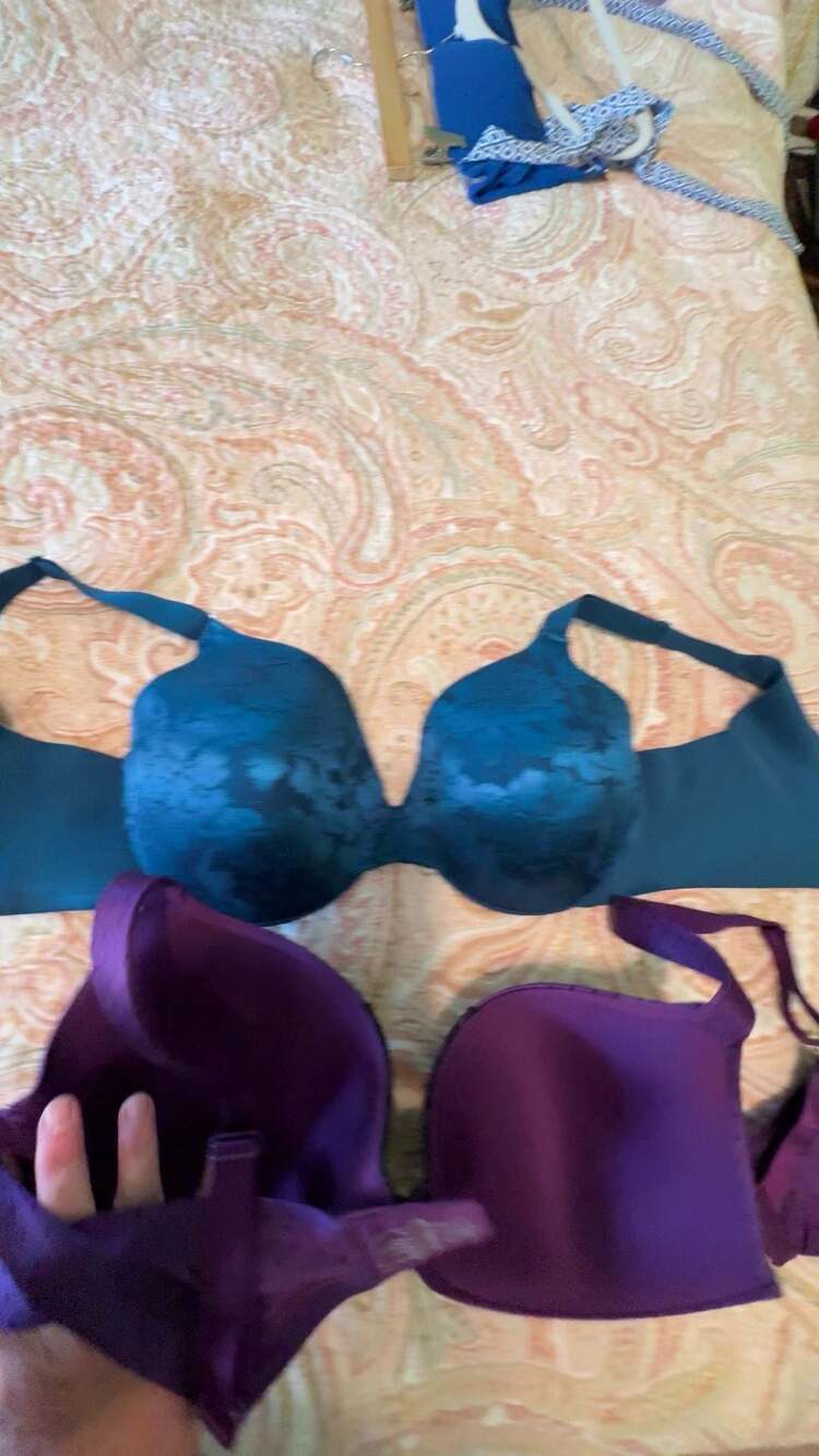 Lot of 2 Soma Vanishing Back Full Coverage Bras 38C - Picture 3 of 6